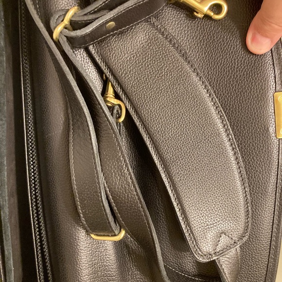 New Jack Georges Briefcase genuine Leather locking. Black. NWOT. Unisex. - Picture 10 of 16